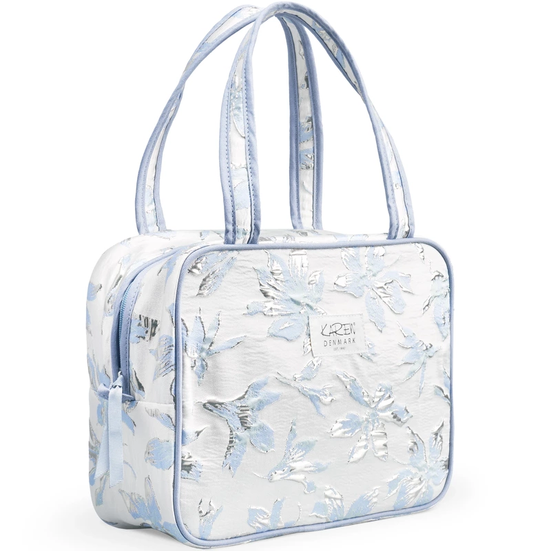 Gillian Jones Karen Cosmetic Bag With Straps - Blue 10075-86