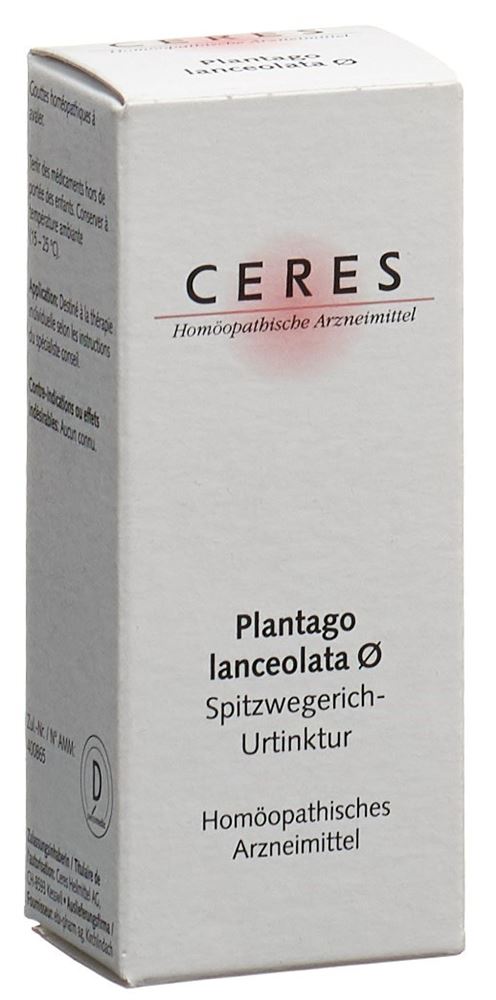 CERES Plantago lanceolata Urtinkt Fl 20 ml