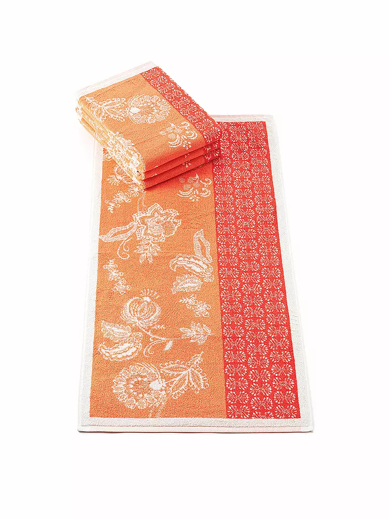 BASSETTI Handtuch CHIAIA 50x100cm Rot orange