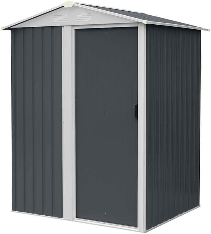 Home Deluxe - Geräteschuppen BOHIO - Größe: S - Maße 151 x 131 x 189 cm, Raumfläche 1,8 m², inkl. Fundament I Gerätehaus Gartenschuppen Gartenschrank