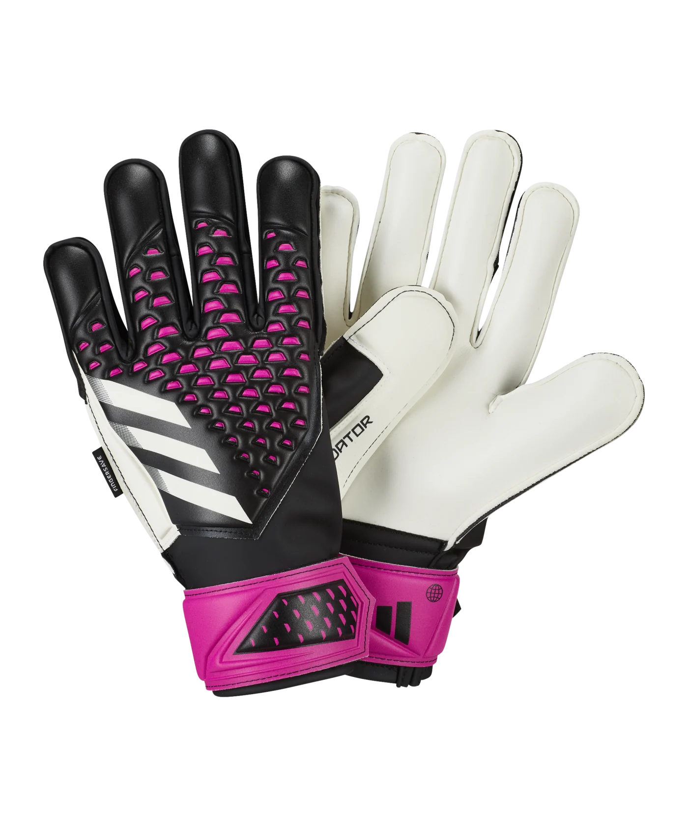adidas Predator MTC FS Torwarthandschuhe Kids Own Your Football Schwarz Weiss Pink