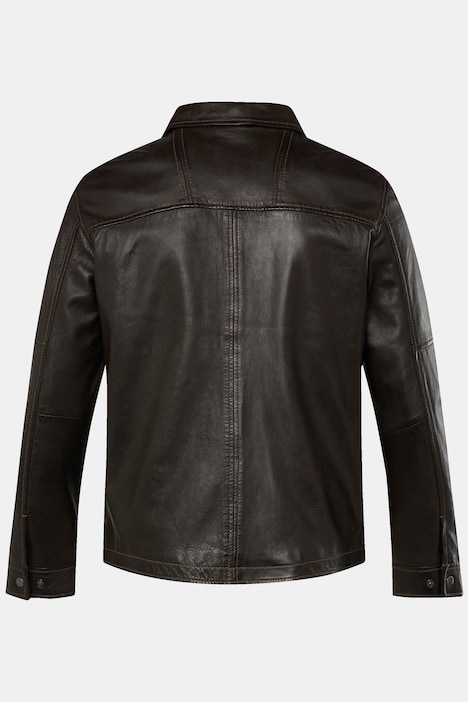 Men+ Lederjacke, Leder, Lammnappa, bis Gr. 84/86