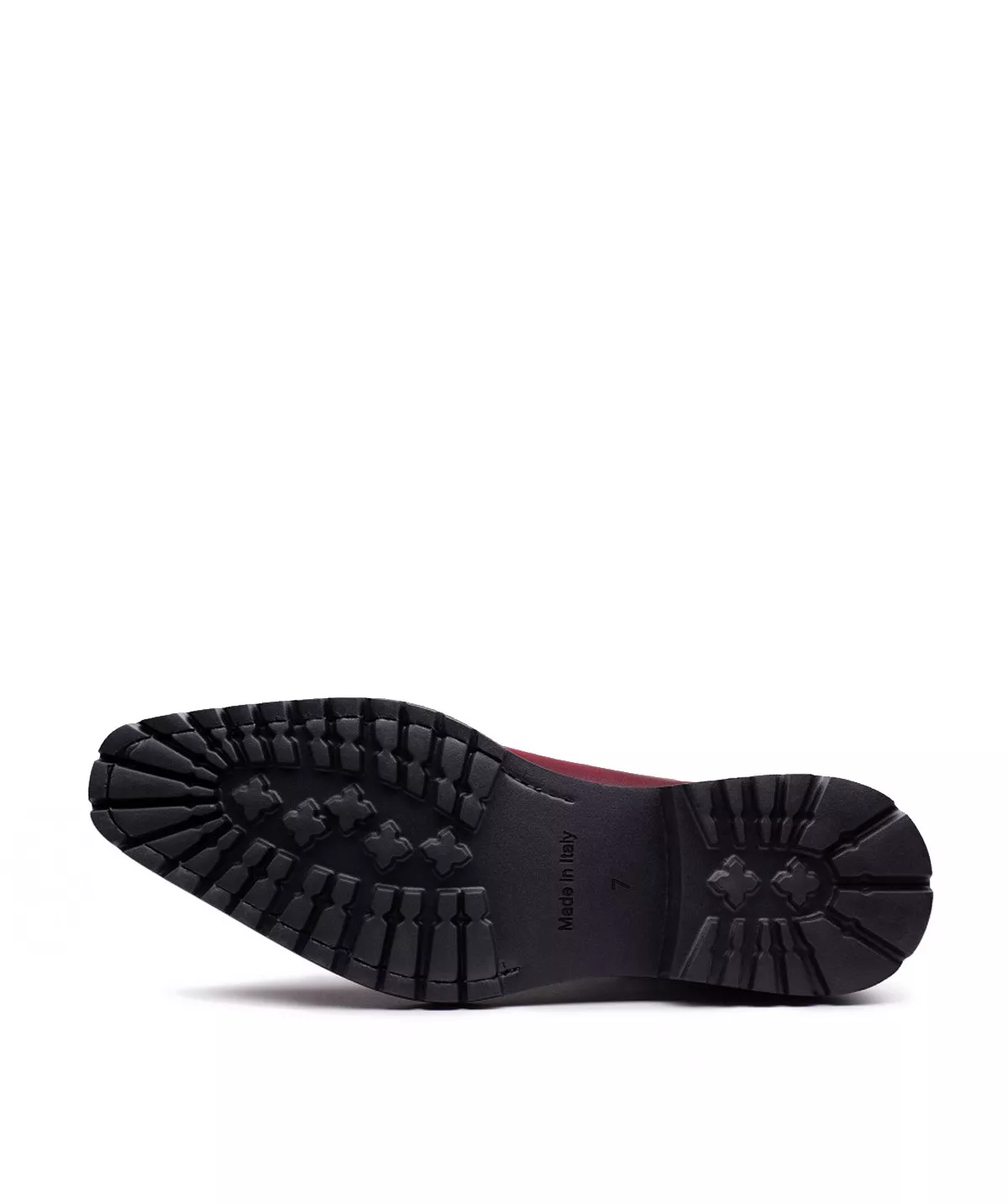 Bottines EMILIO Bordeaux Patiné