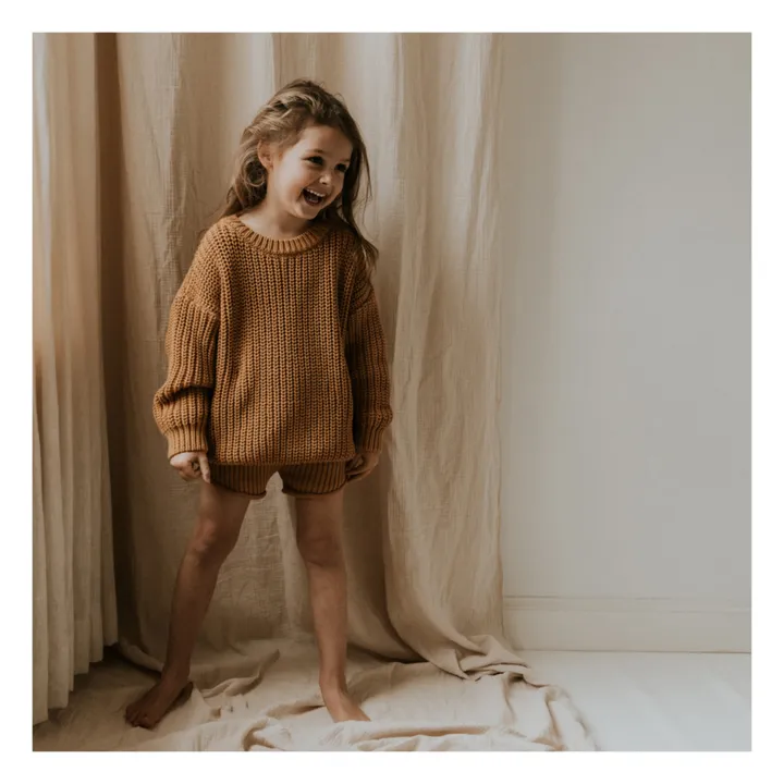 Yuki Pull Chunky Coton Bio | Camel