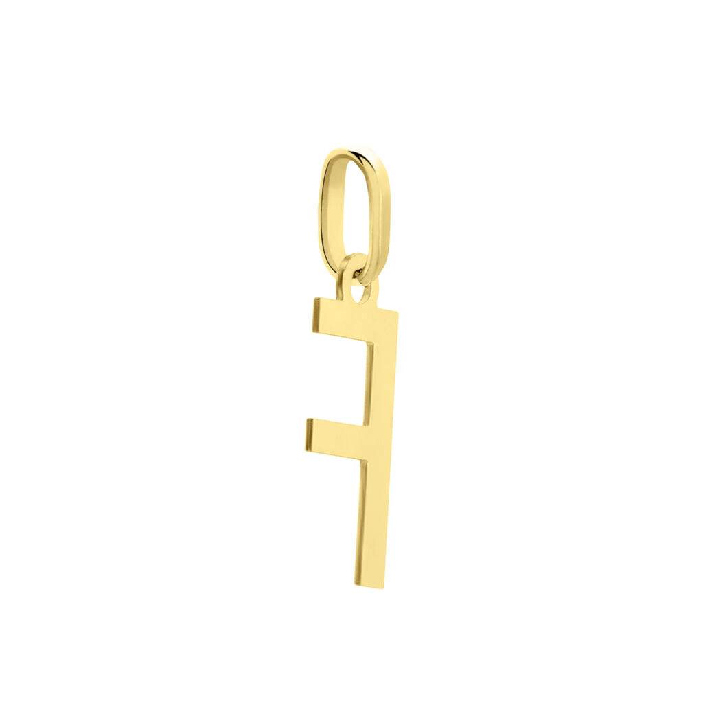 Pendentif Ionia Lettre Or Jaune