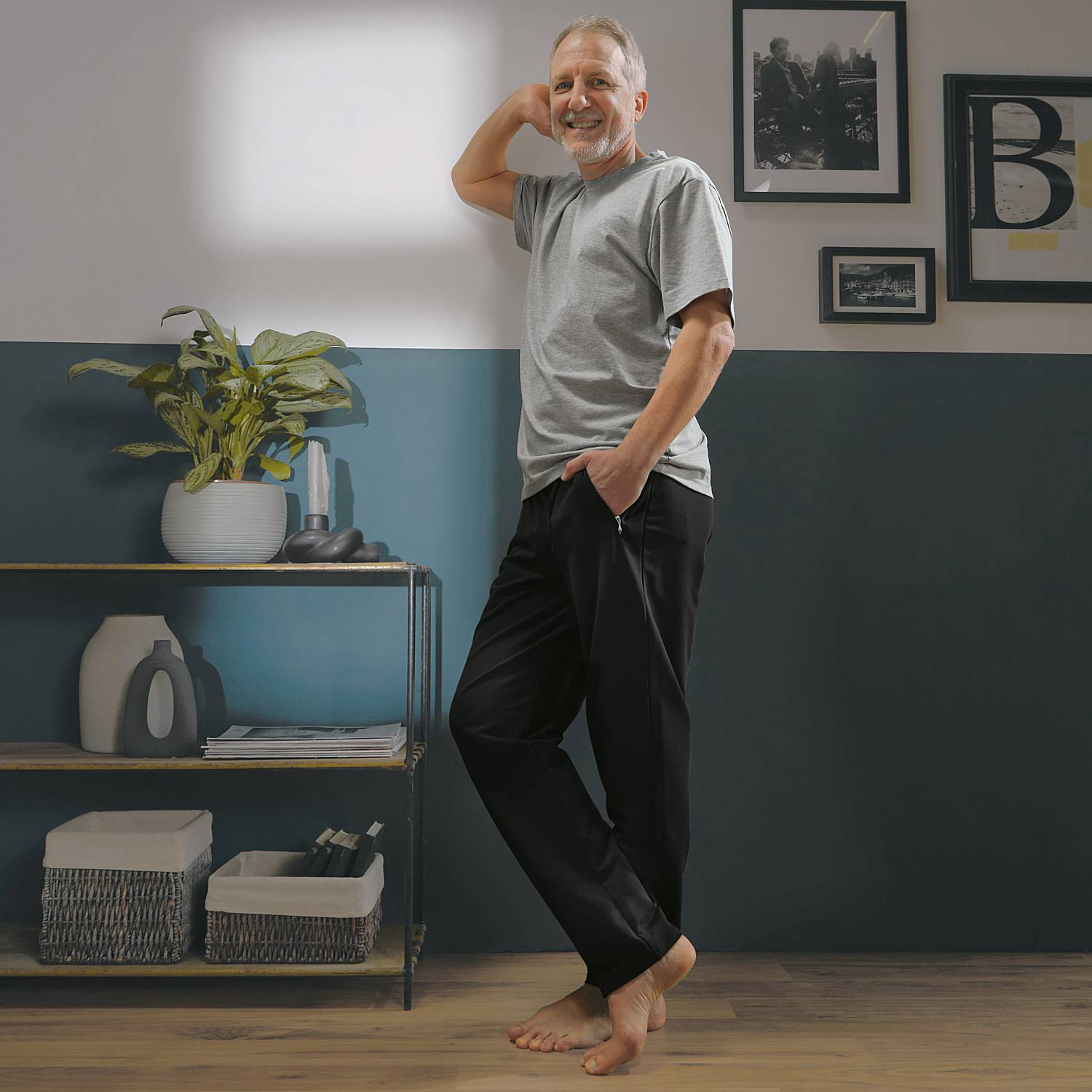 Erwin Müller Sweat Herren-Freizeithose, lang