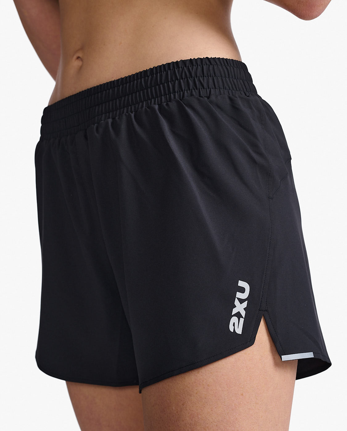 2XU Aero 5 Inch Shorts Black\Silver Reflective