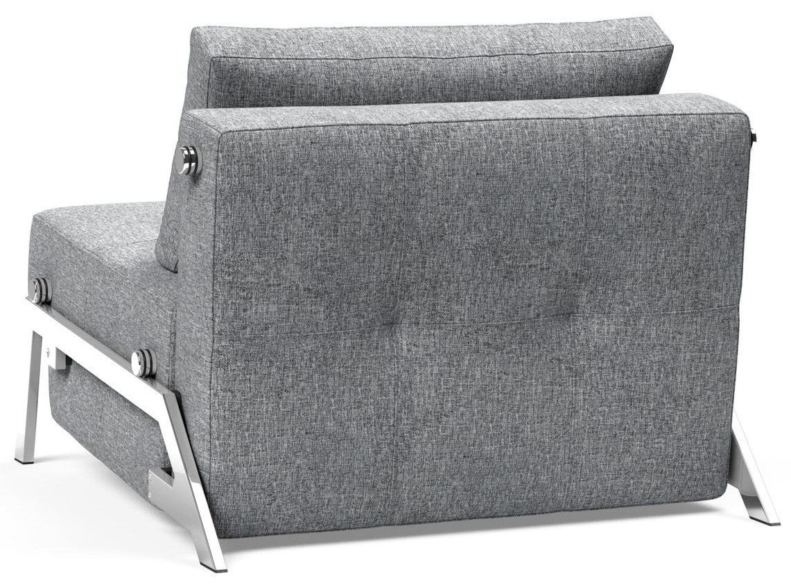 Innovation Cubed Slaapstoel Grijs | Chrome