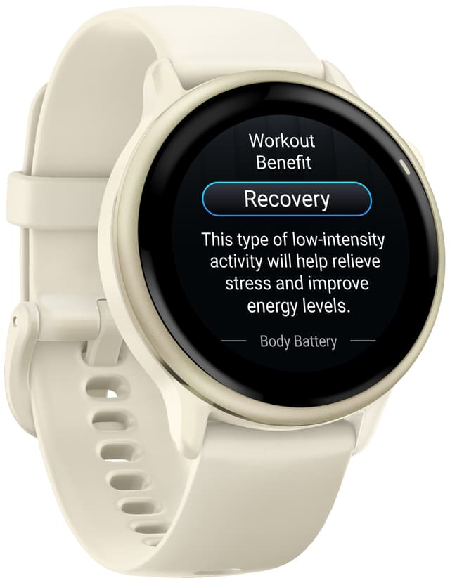 Garmin Vivoactive 6 smartwatch 42mm (Bone/Lunar Gold)