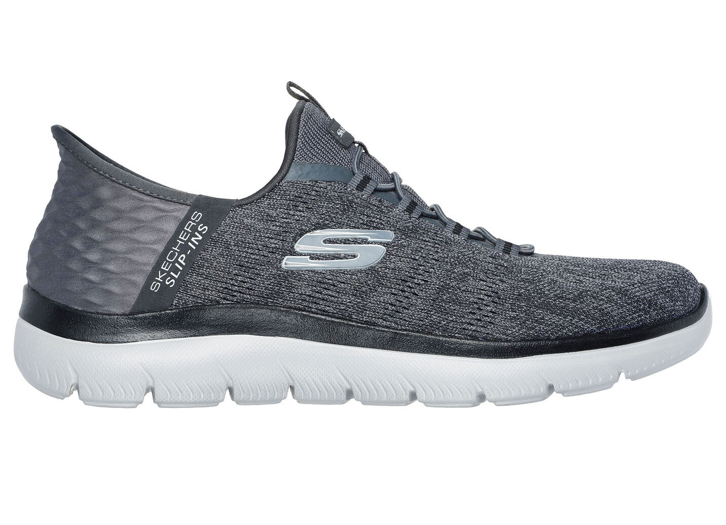SKECHERS, Herren-Sneaker, mit geformter Slip-Ins Fersenplatte