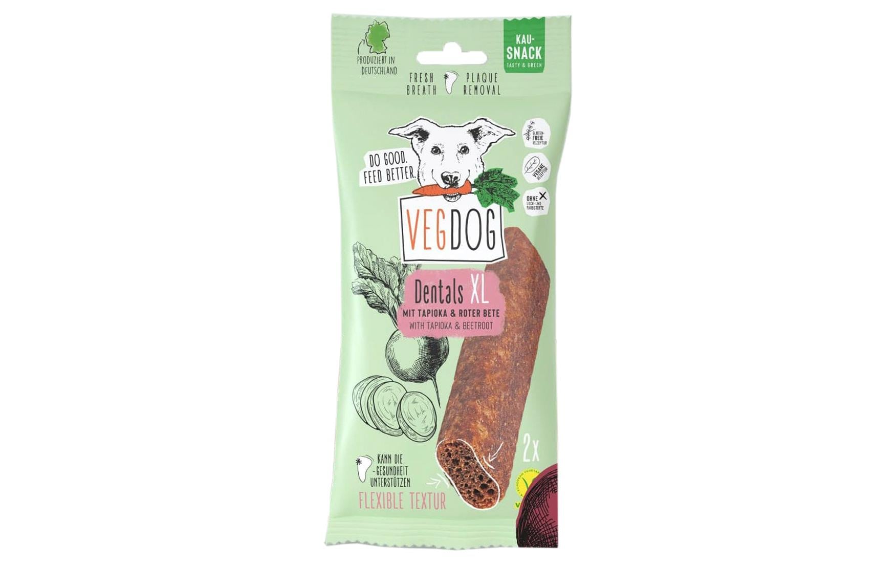 Snack Dentals XL 100 gHypoallergener Kausnack für gesunde Zähne und Zahnfleisch