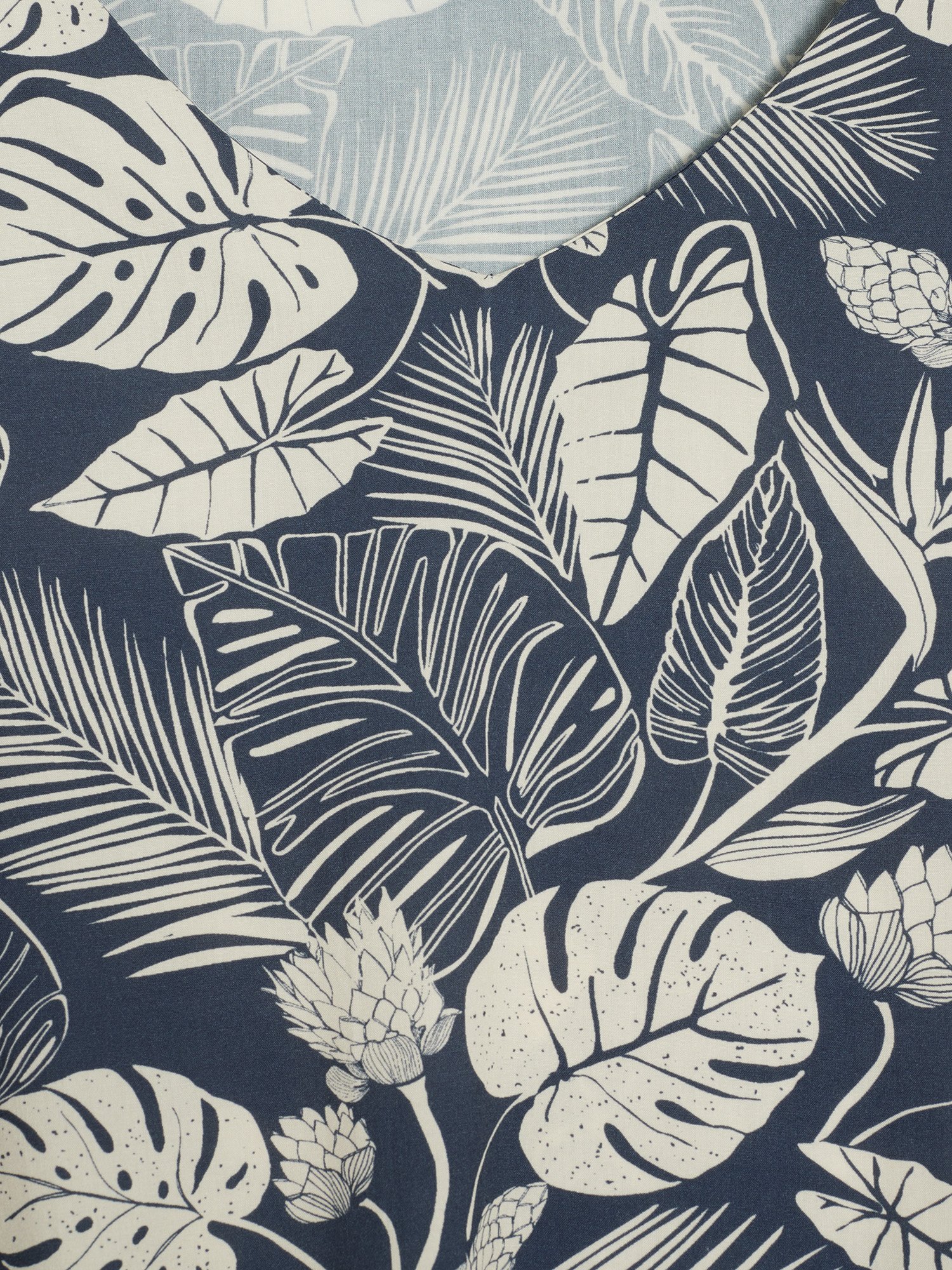 Blouse Femme Motif Floral Bleu