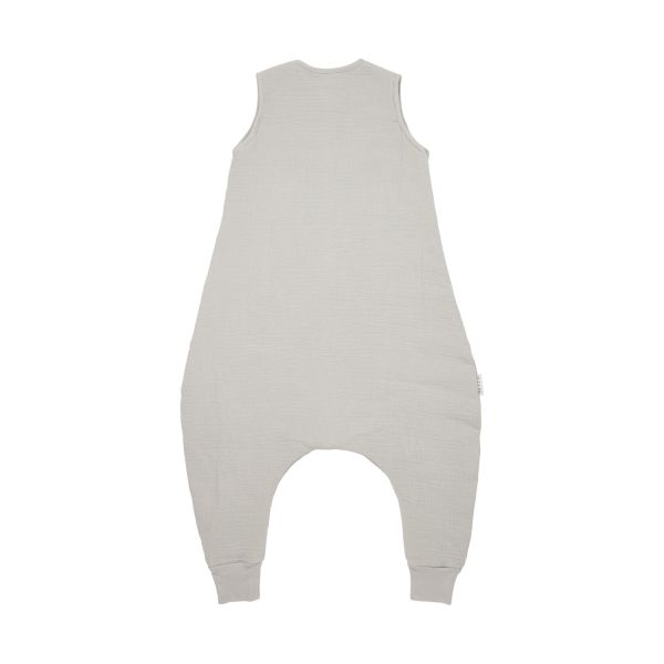 Meyco Baby Uni baby winter slaapoverall jumper - pre-washed hydrofiel - greige - 104cm
