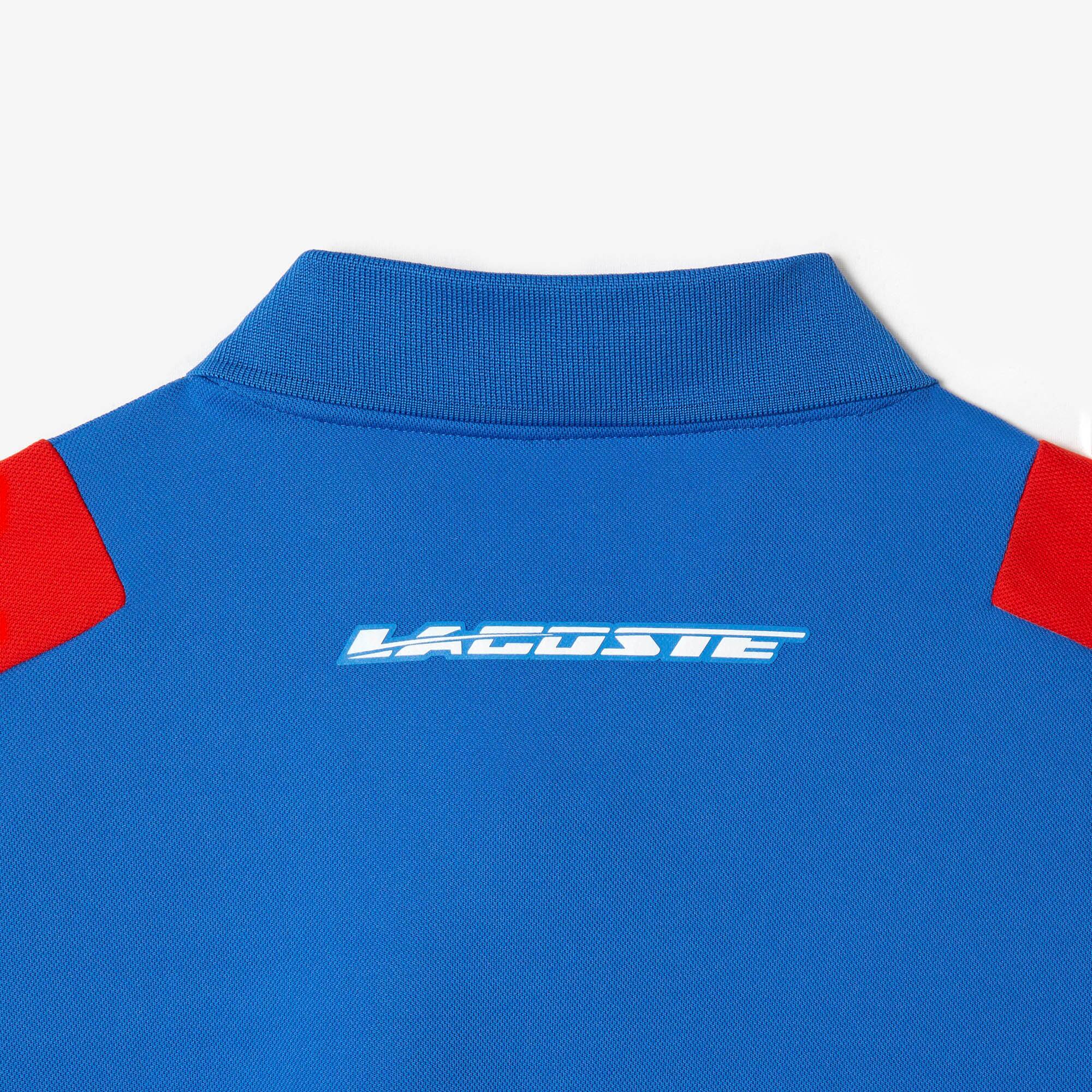Polo homme Lacoste Tennis en polyester recyclé Manches Courtes - Bleu - Lacoste - Homme
