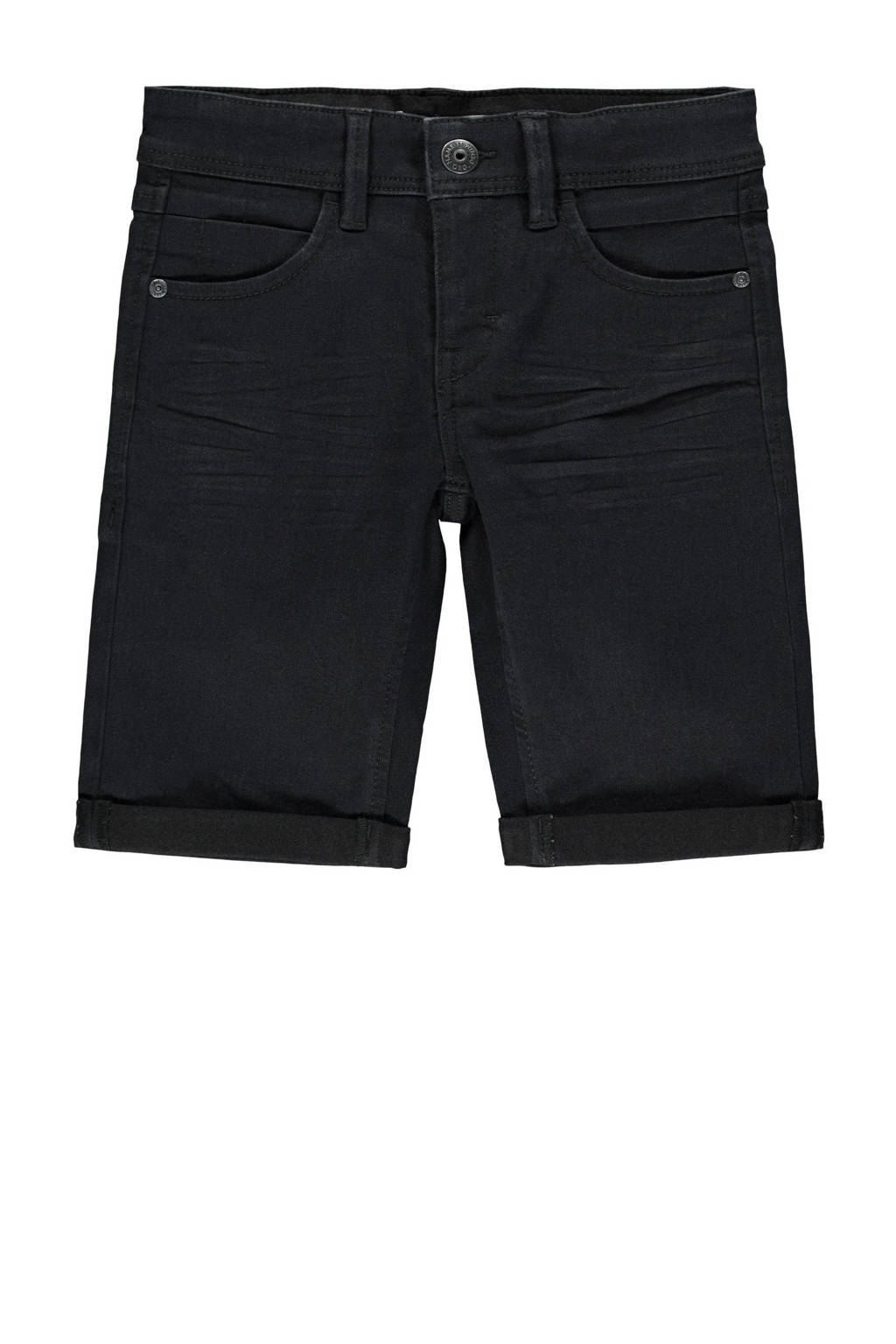 NAME IT slim fit jeans bermuda NKMSOFUS black denim