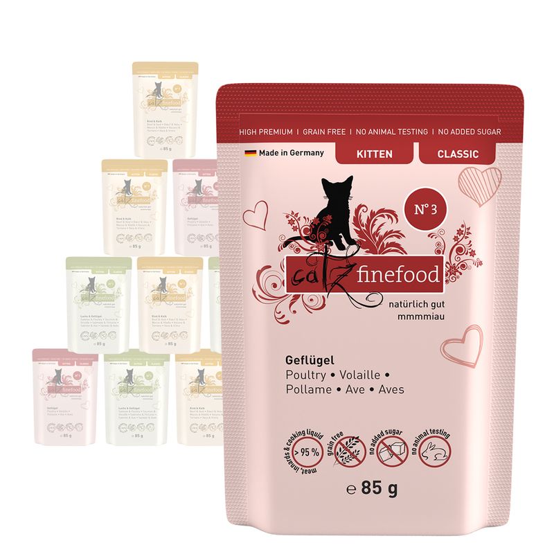 catz finefood Kitten 12 x 85 g pour chaton