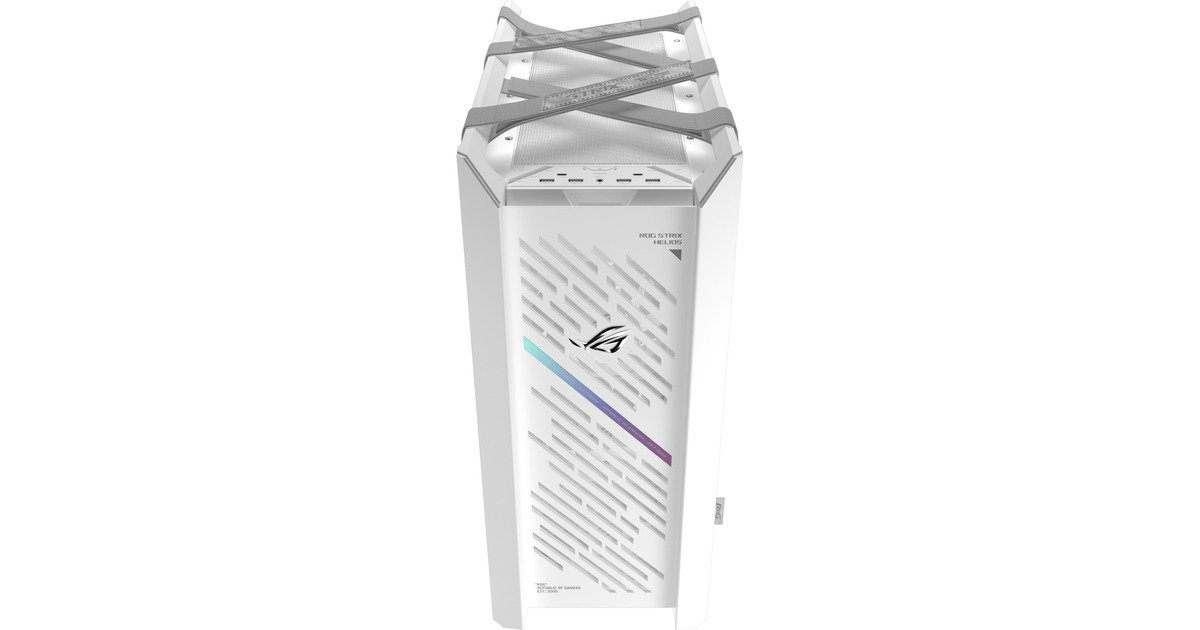 ASUSROG STRIX HELIOS II GX601S midi tower behuizing  (Wit | 4x USB-A | 2x USB-C | RGB | Tempered Glass)