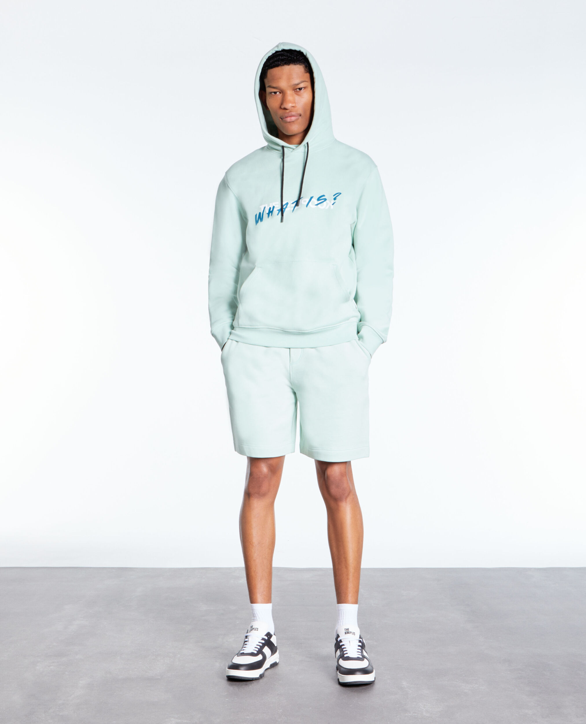 Sweatshirt à capuche What is vert