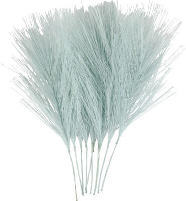 Kunstige Fjer - L 15 CM - B 8 CM - Lyseblå - 10 Stk