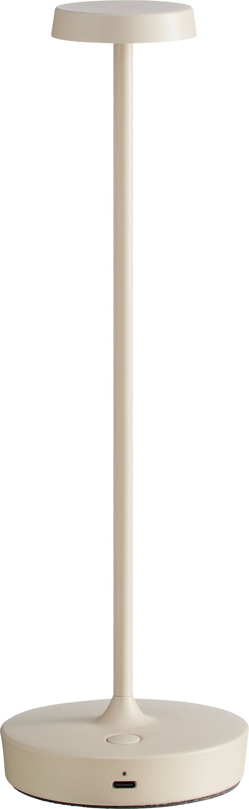 SE-KLEA LED Tischleuchte Akku sand - Beige / B: 10.0 cm x H: 32.0 cm