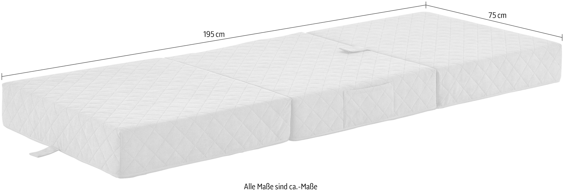 ATLANTIC home collection Sessel »Lenny« Sessel als Faltmatratze mit Gästebettfunktion