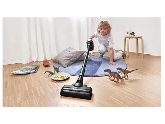 Bosch Unlimited Gen2 Serie | 8 BSS825MULT - Støvsuger - pind/håndholdt (2-i-1) - uden pose - ledningsfri - grå - 1 batteri, inkluderet oplader