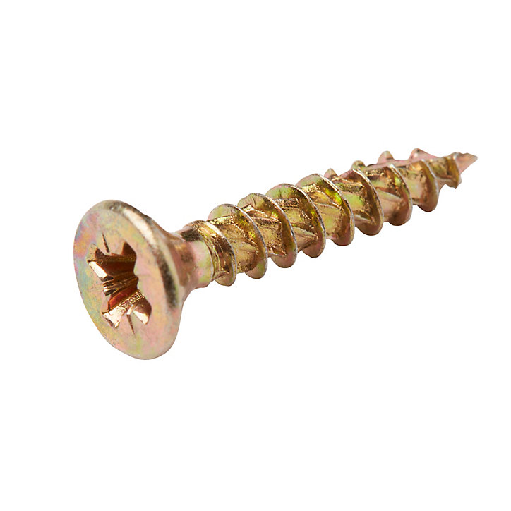 Vis à bois Turbodrive Premium pozidriv zinguée jaune 4.5x25 mm - 20 pièces