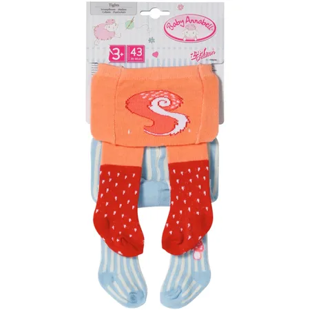 Baby Annabell® Strumpfhosen 2er-Pack 43cm, 2-fach sortiert