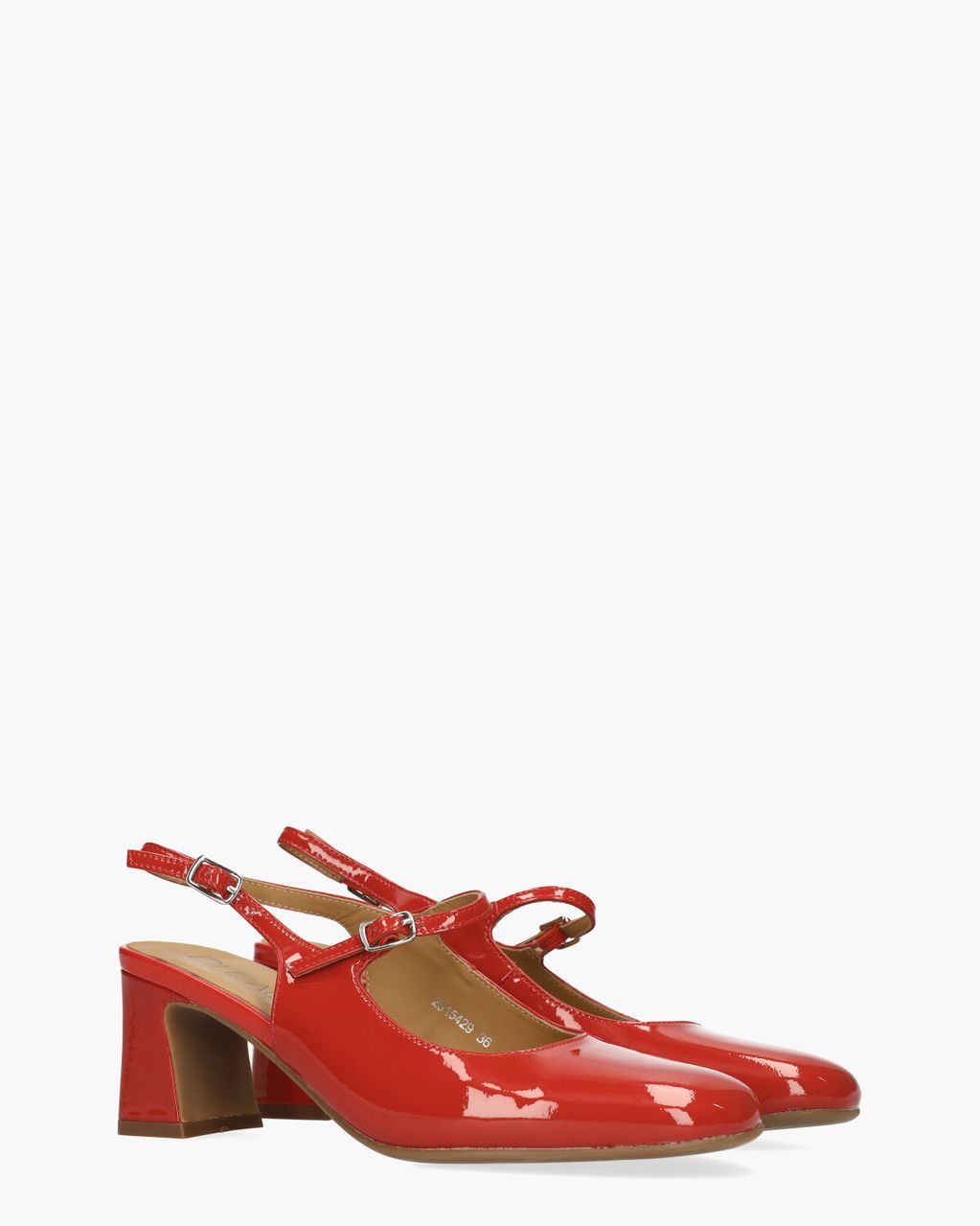 Di Lauro Wandy Rood Dames Slingbackpumps