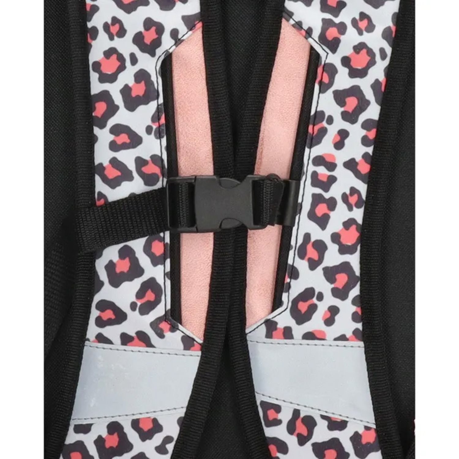 Zebra Trends Olivia Rugzak panter-wit-roze