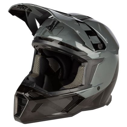 Casque cross KLIM F5 KOROYD ASCENT 2024 - Gris / Blanc