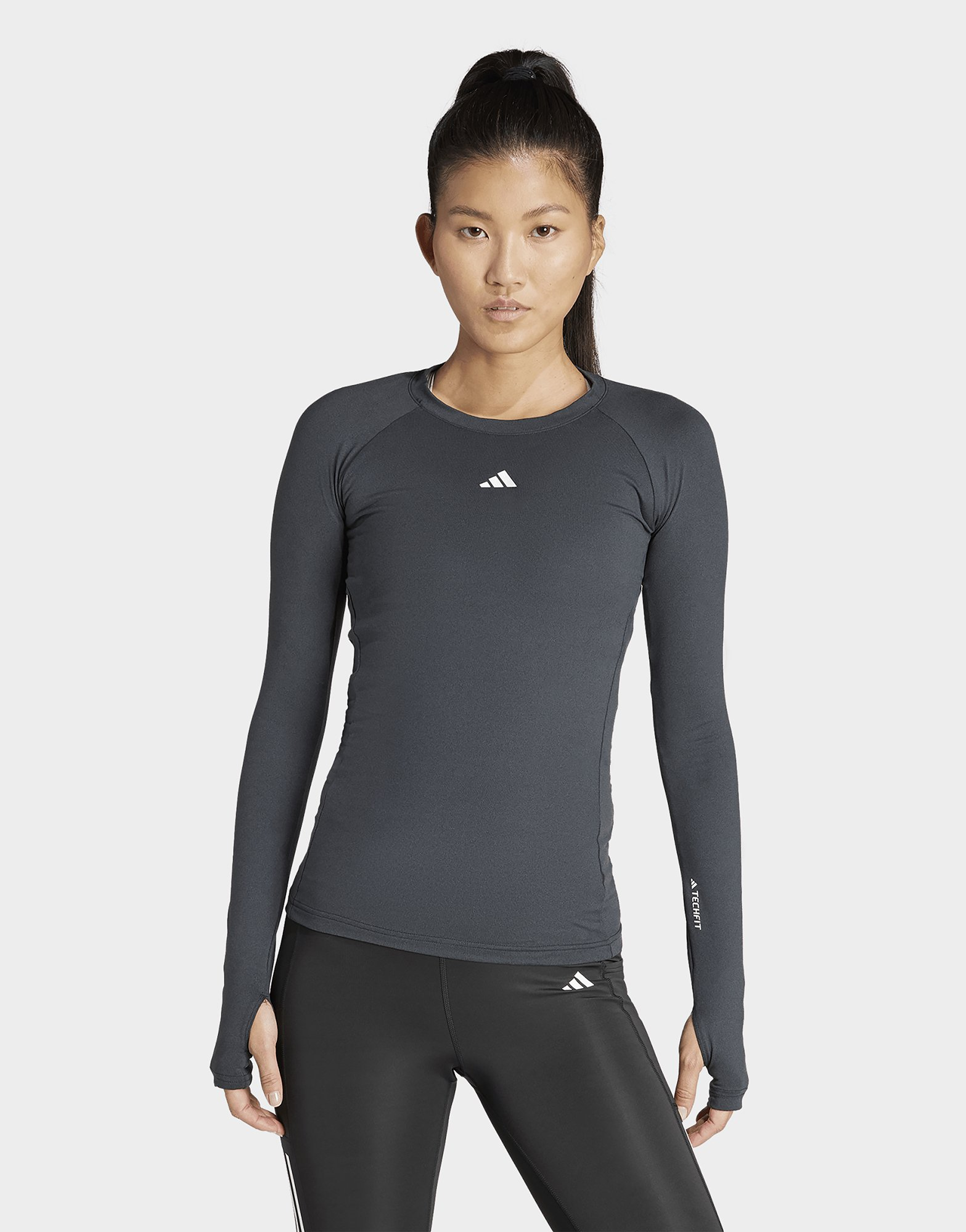 adidas Haut d'entraînement à manches longues Techfit