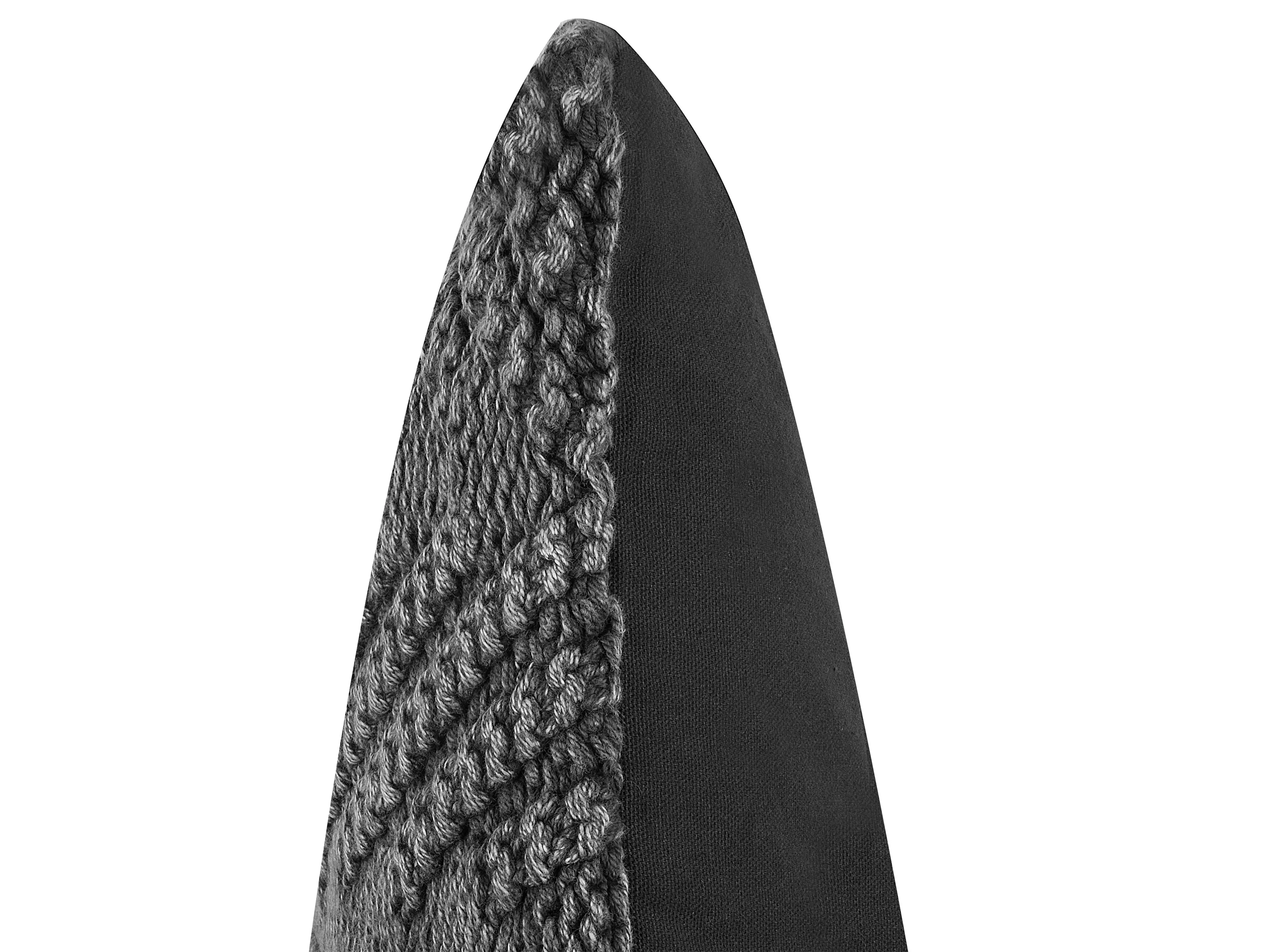 Set van 2 sierkussens KONNI Katoen 45 x 45 cm Grijs chevron patroon