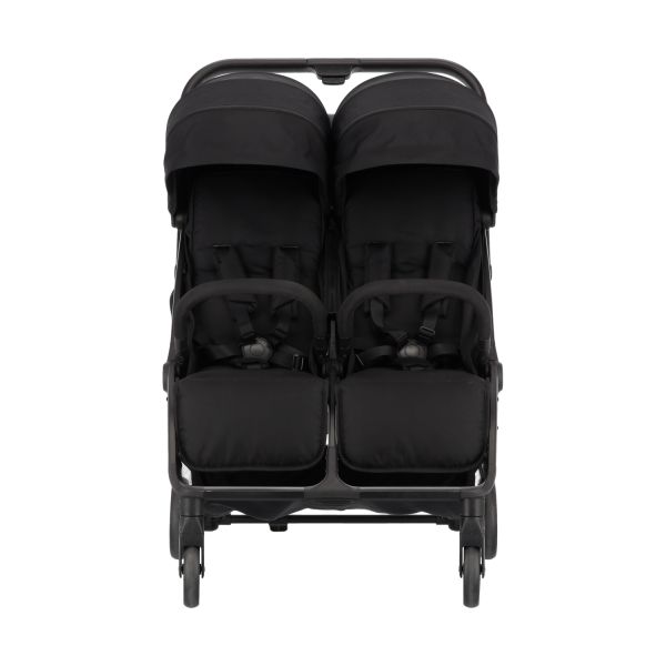 Puck tweeling compact buggy Nicky zwart