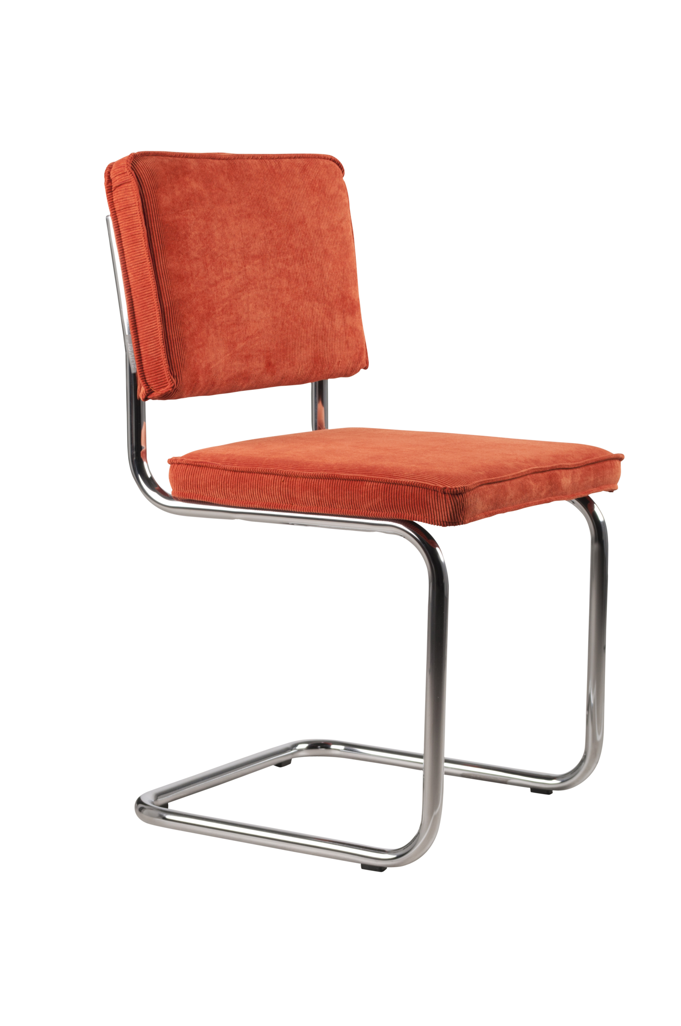 Eetkamerstoel RIDGE RIB oranje - set van 2
