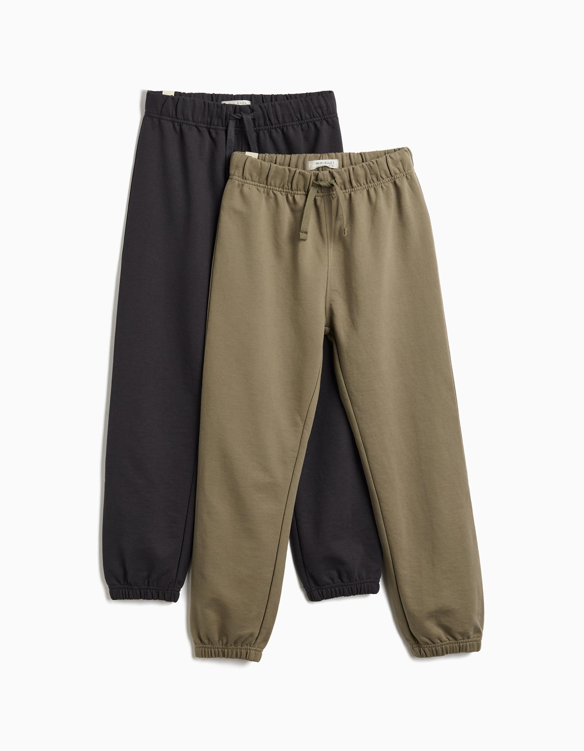 Pack 2 Joggers de Felpa, Menino, Cinzento Escuro