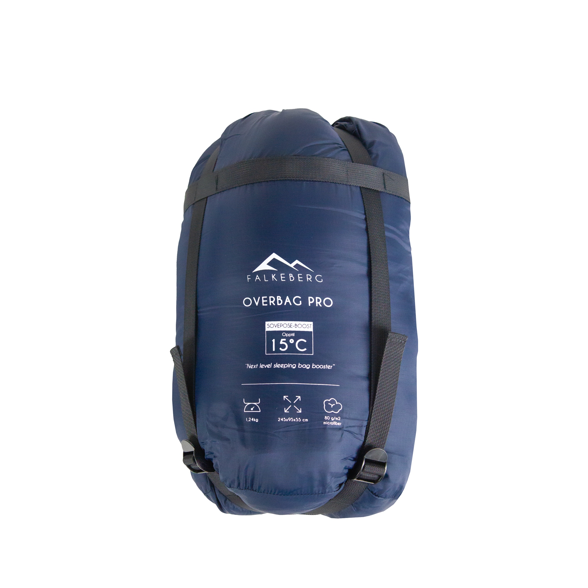 Falkeberg Overbag Pro, overtrekkspose<br>Opptil 15°C ekstra varme