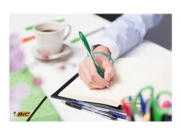 Kuglepen BIC Atlantis Classic 1,0 mm sort - (12 stk.)