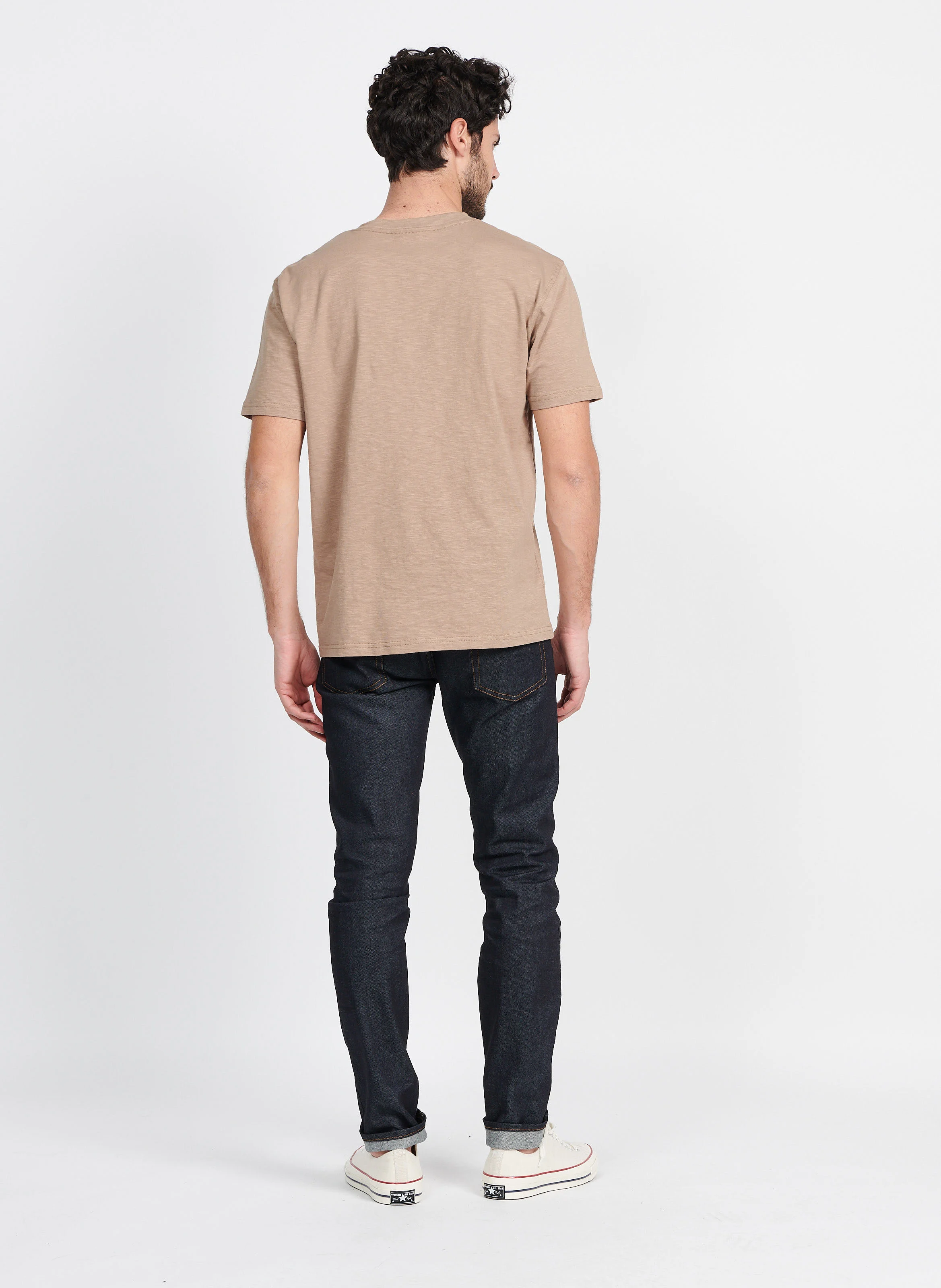 Jean slim en coton bio| Gris