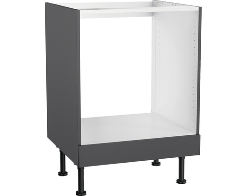 Optifit oven ombouwkast Ingvar420 BxDxH 60x58,4x87 cm antraciet mat gedemonteerd