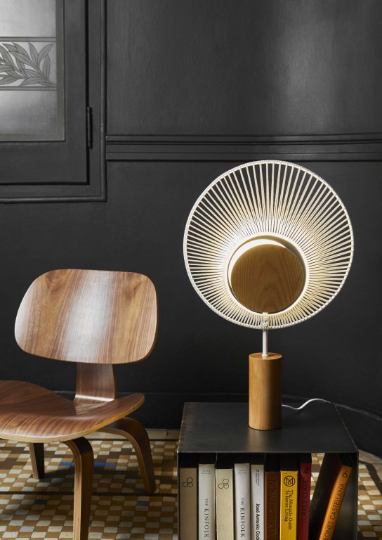 Vitra Eames LCW loungestoel zwart