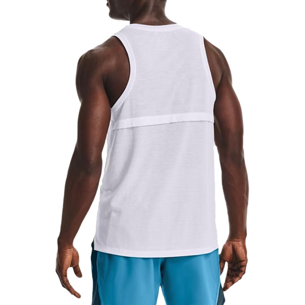 Under Armour Débardeur Blanc Homme Under Armour Streaker Singlet