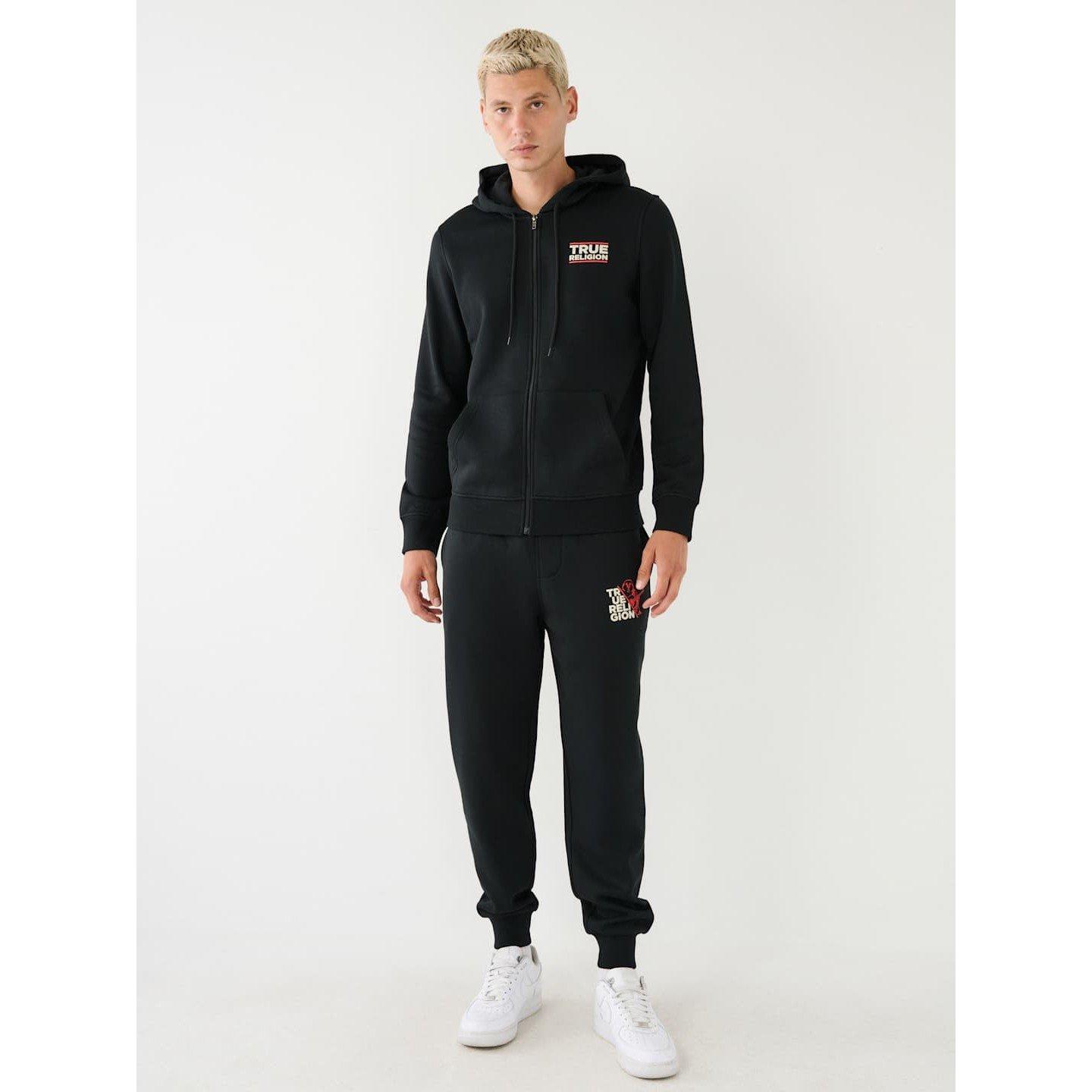 True Religion TB Buddha Zip Up Hoodie Mens