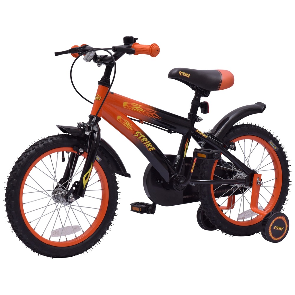 16-Zoll-Strike-Fahrrad in Orange und Schwarz