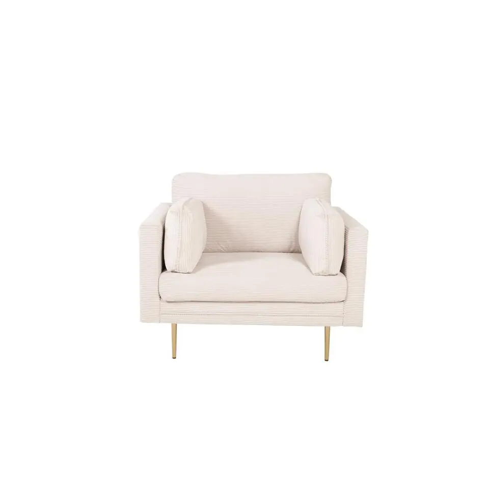 Svea - Sino fauteuil - ribstof - lichtgrijs