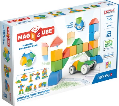 Geomag Magicube Shapes Byggesett 32 Deler