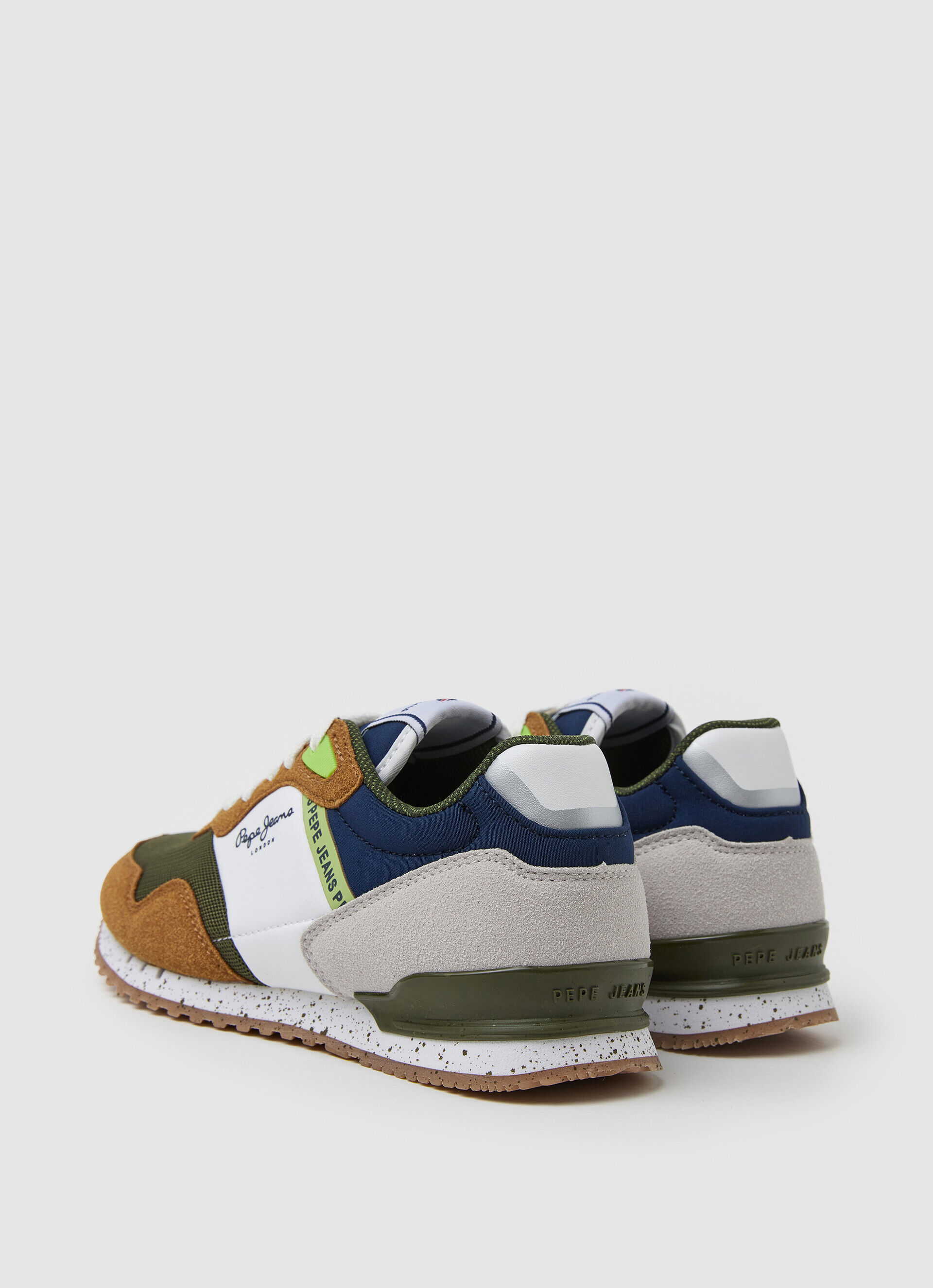 Tênis London May Combined - verde militar