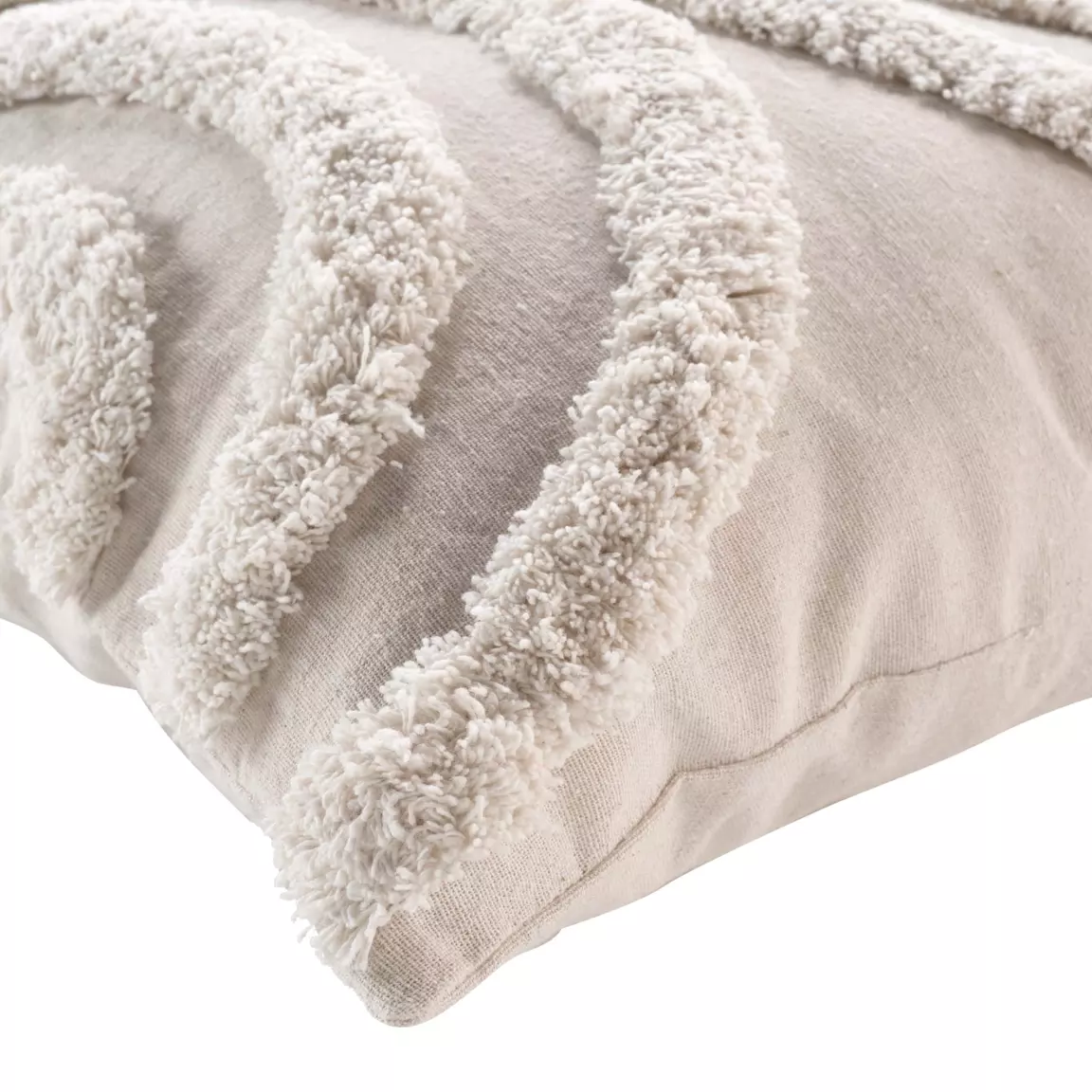 Coussin carré (40 x 40 cm) Zita Beige