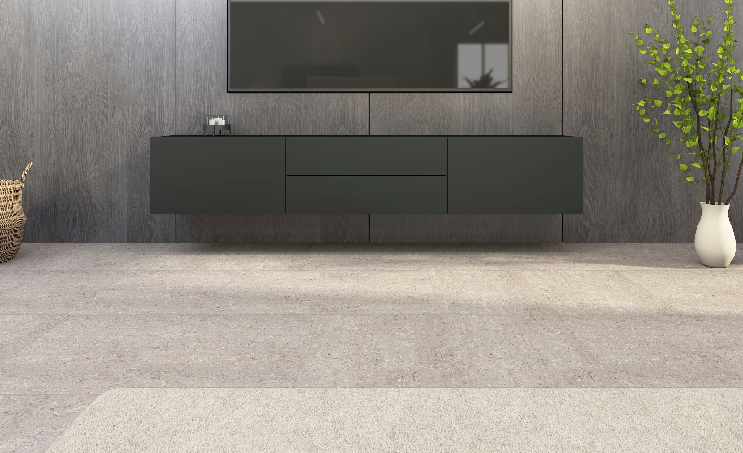 borchardt Möbel Lowboard »Sophia« Breite 200 cm mit 2 Klappen und 2 Schubkästen, stehend und hängend
