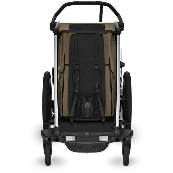 THULETHULE   Chariot CROSS 2 Single alu/faded khaki